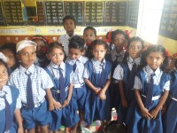 Uniform distribution to school childrens at Mangaon